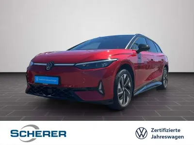 Gebraucht VW ID.7 GTX 250 kW (340 PS) 2025 Kings red metallic schwarz (metallic) Kombi