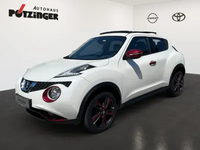 Gebraucht Nissan Juke N-Connecta 116 PS (85 kW) 2016 Pearl white metallic/red SUV