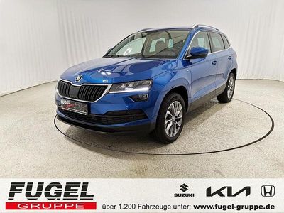 Raceblau metallic Gebraucht 2021 Skoda Karoq Clever SUV | 24.949 € (Superpreis)