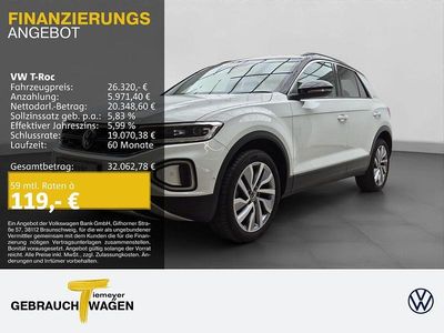 Gebraucht VW T-Roc IQ Drive 150 PS (110 kW) 2025 Weiß SUV