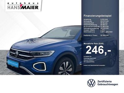 Gebraucht VW T-Roc Cabriolet Goal 150 PS (110 kW) 2025 Ravennablau metallic Cabrio
