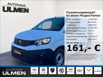 Weiss Gebraucht 2021 Peugeot Partner Premium Van / Kleinbus | 14.480 € (Fairer Preis)
