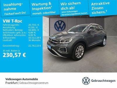 Occasion VW T-Roc Style 150 PK (110 kW) 2022 Grijs SUV