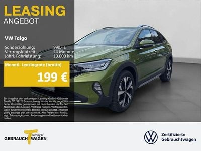 Gebraucht VW Taigo IQ Drive 150 PS (110 kW) 2024 Grün SUV