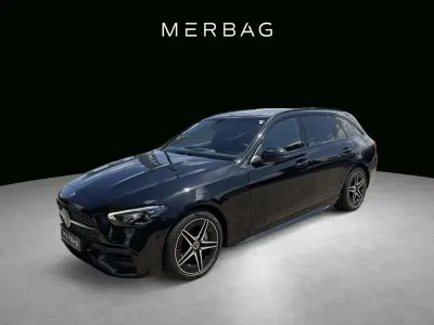 Gebraucht Mercedes C220 AMG line 197 PS (144 kW) 2025 Metalliclack obsidianschwarz Kombi