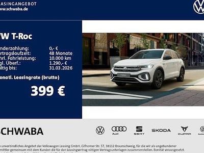 Neu VW T-Roc R-line 150 PS (110 kW) 2025 Weiß SUV