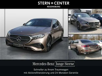 Gebraucht Mercedes E220 AMG 197 PS (144 kW) 2024 Metalliclack samtbraun Limousine