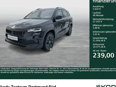 Gebraucht Skoda Karoq SportLine 150 PS (110 kW) 2024 Schwarz SUV