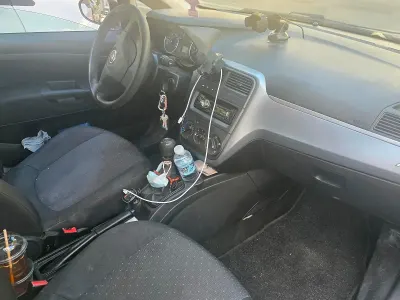 Gebraucht Fiat Punto 2009 Blau Kleinwagen