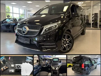 Gebraucht Mercedes V250 AMG line 190 PS (139 kW) 2019 Obsidianschwarz Van / Kleinbus