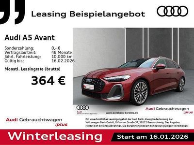 Rot Gebraucht 2025 Audi A5 S-Line Kombi | 46.755 € (Superpreis)