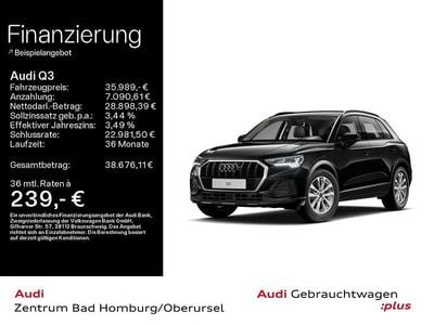 Gebraucht Audi Q3 150 PS (110 kW) 2025 Mythosschwarz metallic SUV