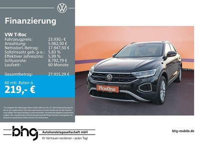 Gebraucht VW T-Roc 116 PS (85 kW) 2025 Schwarz SUV