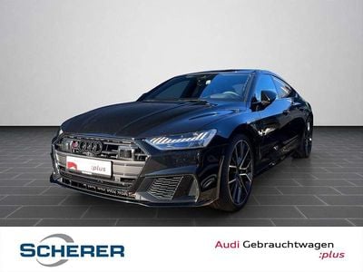 Mythosschwarz metallic (metallic) Gebraucht 2022 Audi S7 Comfort Kleinwagen | 63.199 € (Etwas zu teuer)