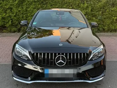 Używany Mercedes C250 AMG line 204 KM (150 kW) 2018 Czarny Sedan/Limuzyna