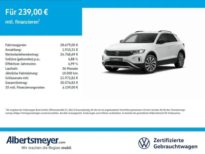 Occasion VW T-Roc Goal 150 ch (110 kW) 2025 Blanc SUV