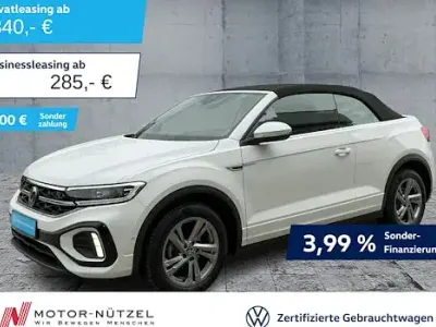 Gebraucht VW T-Roc Cabriolet R-line 150 PS (110 kW) 2025 Weiß Cabrio