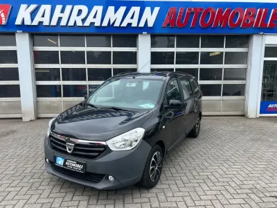 Gebraucht Dacia Lodgy Lauréate 102 PS (75 kW) 2016 Schwarz Van / Kleinbus
