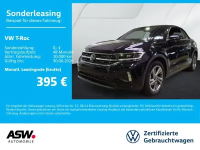 Usata VW T-Roc Cabriolet R-line 150 CV (110 kW) 2025 Nero Cabrio