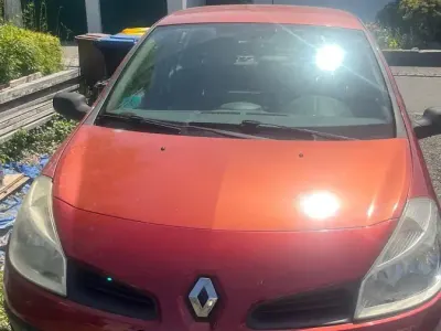 Gebraucht Renault Clio 2007 Rot Kleinwagen