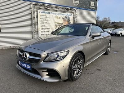 Gebraucht Mercedes C200 AMG line 160 PS (117 kW) 2019 Beige metallic Cabrio