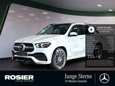 Weiss / diamantweiss bright Gebraucht 2024 Mercedes GLE400 AMG SUV | 77.950 € (Fairer Preis)