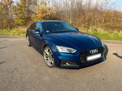 Używany Audi A5 Sportback Sport 170 KM (125 kW) 2018 Niebieski Hatchback