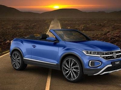 Gebraucht VW T-Roc Cabriolet Style 150 PS (110 kW) 2024 Blau Cabrio