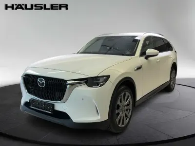 Brugt Mazda CX-80 Exclusive-Line 254 HK (186 kW) 2024 Hvid SUV