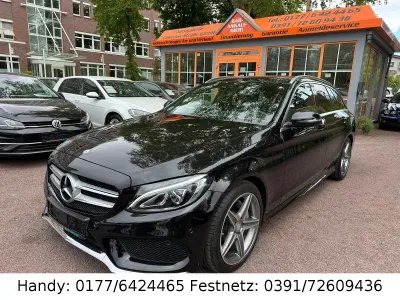Gebraucht Mercedes C180 AMG 156 PS (114 kW) 2016 Schwarz Kombi