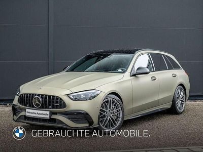 Gebraucht Mercedes C43 AMG AMG 421 PS (309 kW) 2022 Opalithweiss  metalliclack Kombi