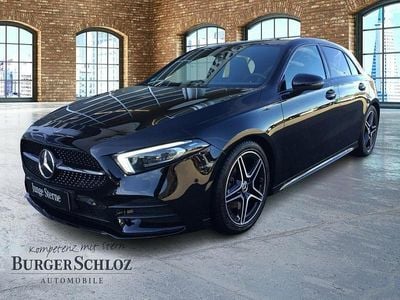 Gebraucht Mercedes A200 Night 163 PS (119 kW) 2023 Unilack nachtschwarz Limousine