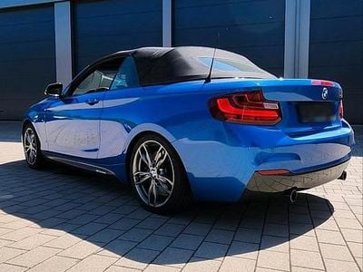 Second-hand BMW M235 326 CP (239 kW) 2015 Albastru Cabrio
