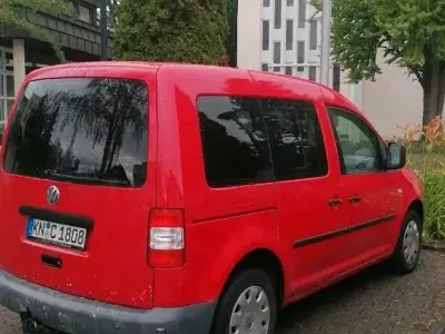 Gebraucht VW Caddy 75 PS (55 kW) 2006 Rot Van / Kleinbus
