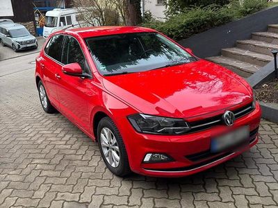 Gebraucht VW Polo Highline 116 PS (85 kW) 2019 Rot Kleinwagen