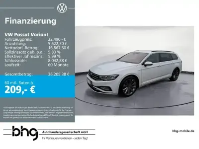 Gebraucht VW Passat Business 200 PS (147 kW) 2023 Weiß Kombi