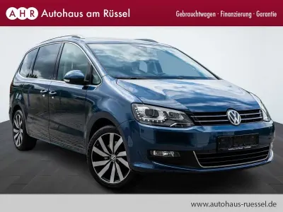 Gebraucht VW Sharan Allstar 150 PS (110 kW) 2017 Hudson bay blue Van / Kleinbus