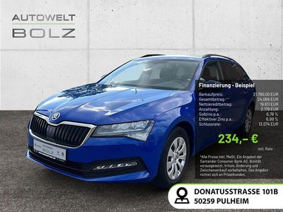 Gebraucht Skoda Superb Active 150 PS (110 kW) 2022 Energyblau Kombi