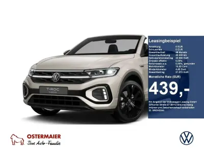 Ny VW T-Roc Cabriolet R-line 150 HK (110 kW) 2025 Sort Cabriolet