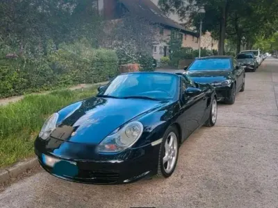 Gebraucht Porsche Boxster 228 PS (167 kW) 2003 Schwarz Cabrio
