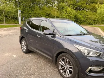 Brugt Hyundai Santa Fe Premium 200 HK (147 kW) 2018 Blå SUV