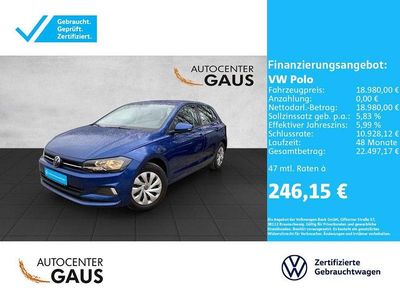 Blau Gebraucht 2021 VW Polo Comfortline Kleinwagen | 19.680 € (Fairer Preis)