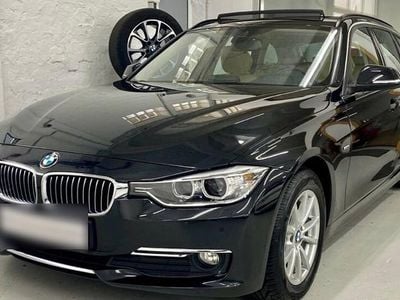 Gebraucht BMW 320 Luxury Line 184 PS (135 kW) 2014 Schwarz Kombi