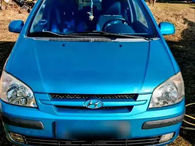 Second-hand Hyundai Getz 62 CP (45 kW) 2003 Albastru Hatchback