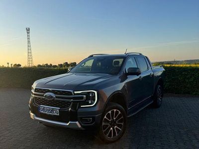 Brugt Ford Ranger Platinum 241 HK (177 kW) 2024 Grå Pickup / Ladvogn