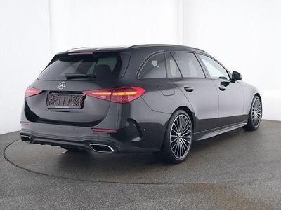 Schwarz Gebraucht 2024 Mercedes C180 AMG Limousine | 37.400 € (Fairer Preis)