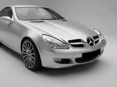 Gebraucht Mercedes SLK200 163 PS (119 kW) 2007 Silber Cabrio