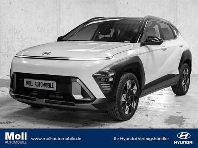 Atlas white / abyss black / so Gebraucht 2024 Hyundai Kona Prime SUV | 28.980 € (Guter Preis)