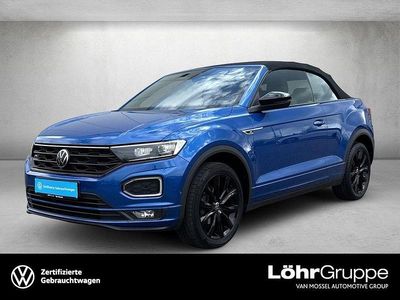 Gebraucht VW T-Roc Cabriolet R-line 150 PS (110 kW) 2022 Blau Cabrio