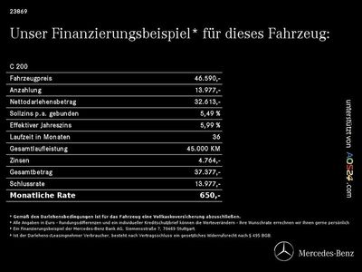 Usata Mercedes C200 AMG 163 CV (119 kW) 2026 Grigio Berlina